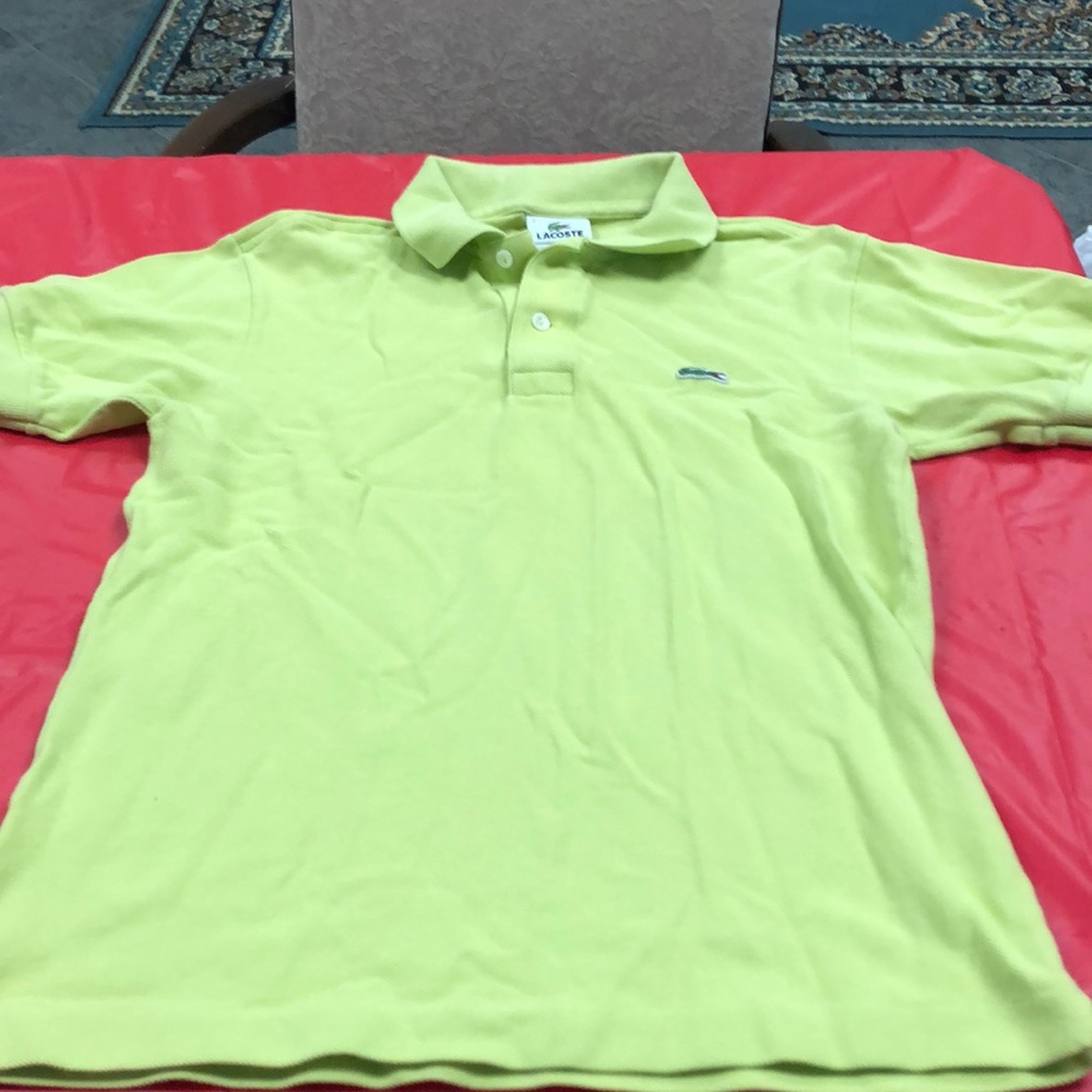 Lime green Lacoste size 2 XXS polo